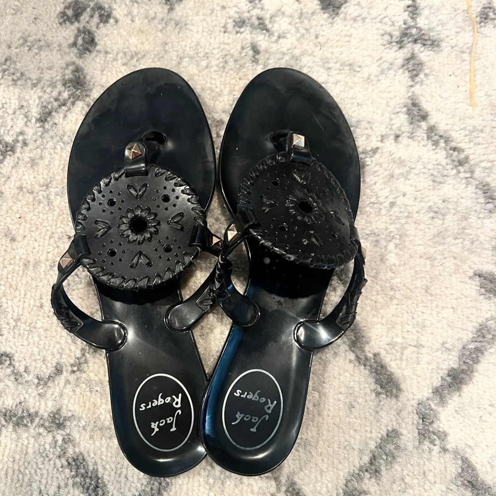 Size 7 black jack Roger sandals